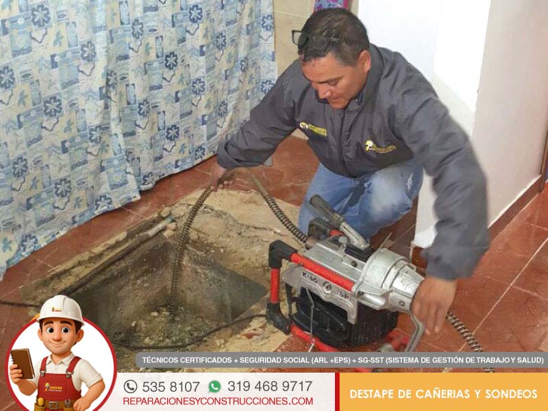 destape de cañerias