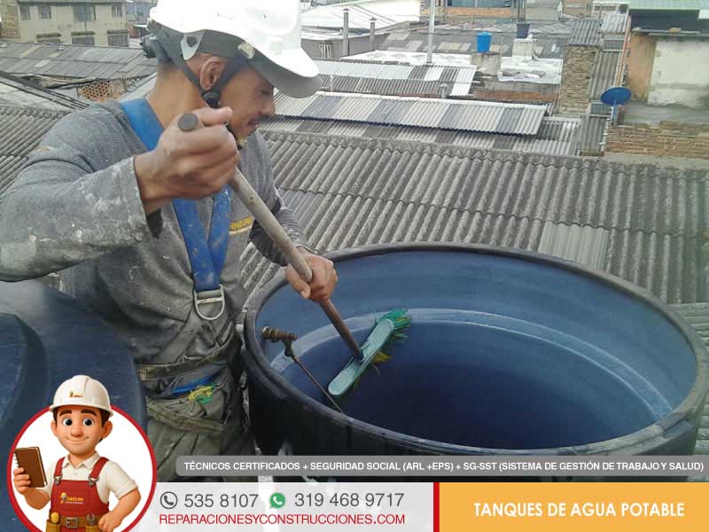 tanques de agua potable