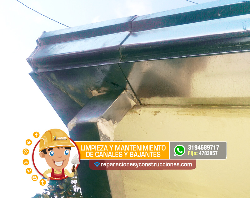 Serivicio de canales de aguas lluvias