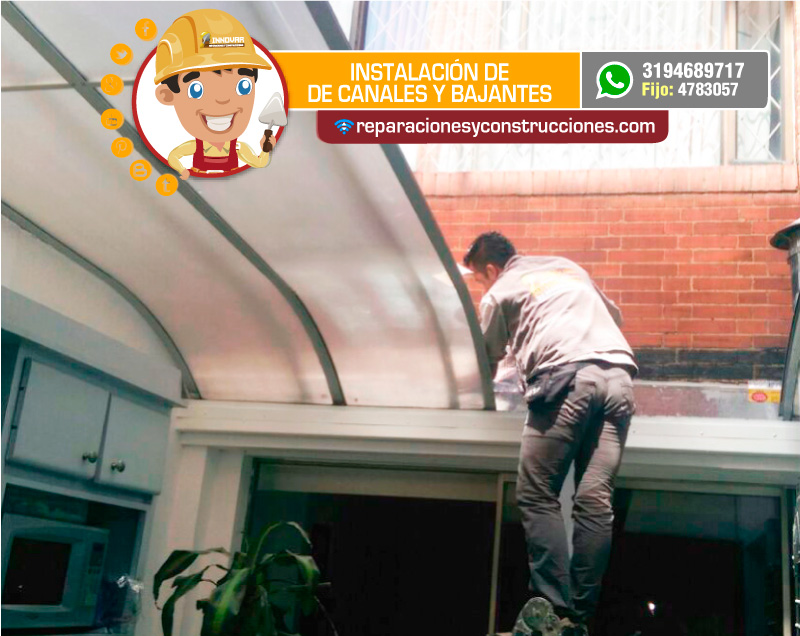 Reparación de cubierta y canal