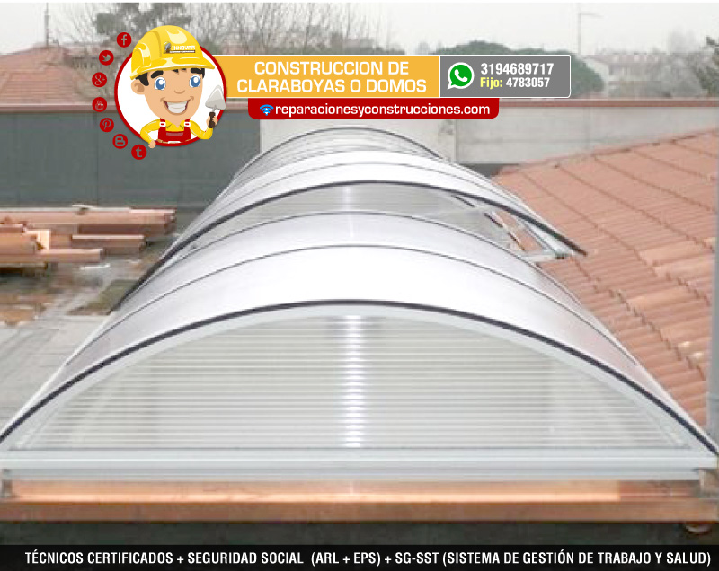 Instalación de domos