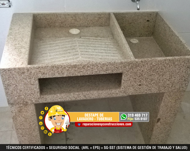 destape de lavaderos