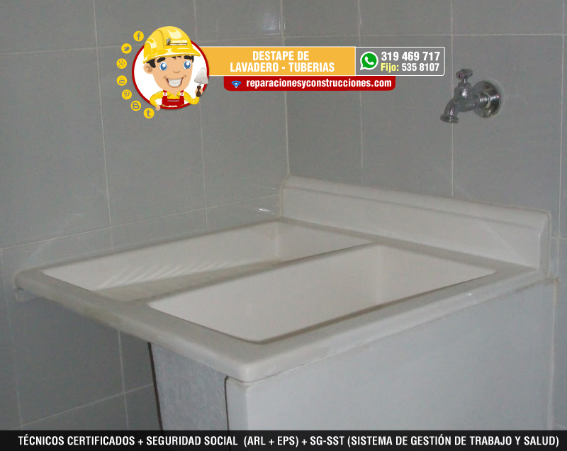 destape de lavaplatos