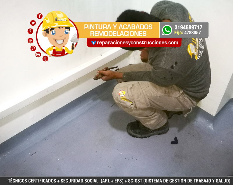 Instalación de canaletas