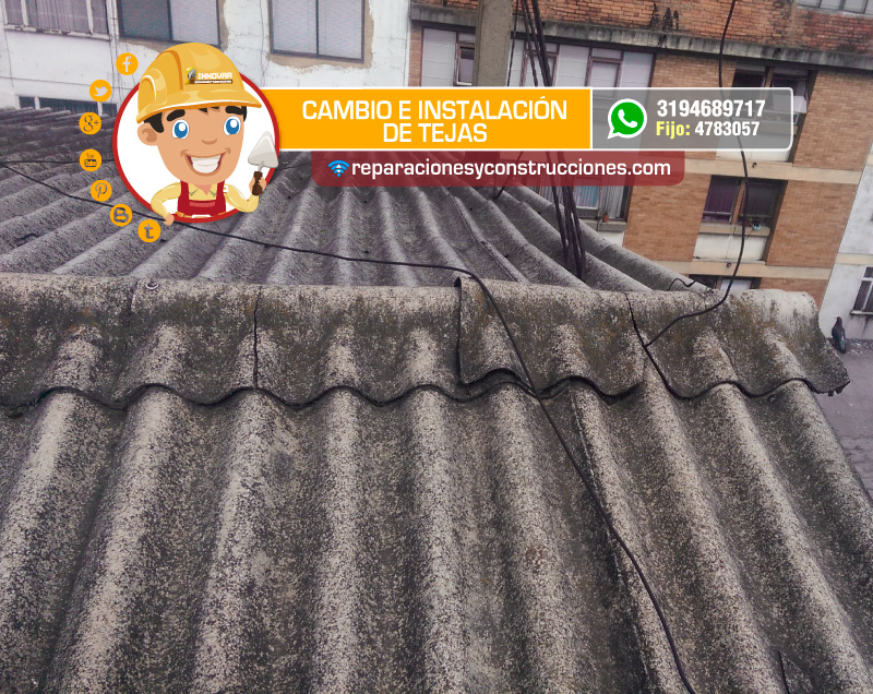 cambio de tejas y tejados